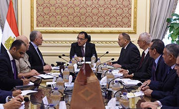 اللجنة العليا لمياه النيل خلال اجتماع برئاسة رئيس الوزراء