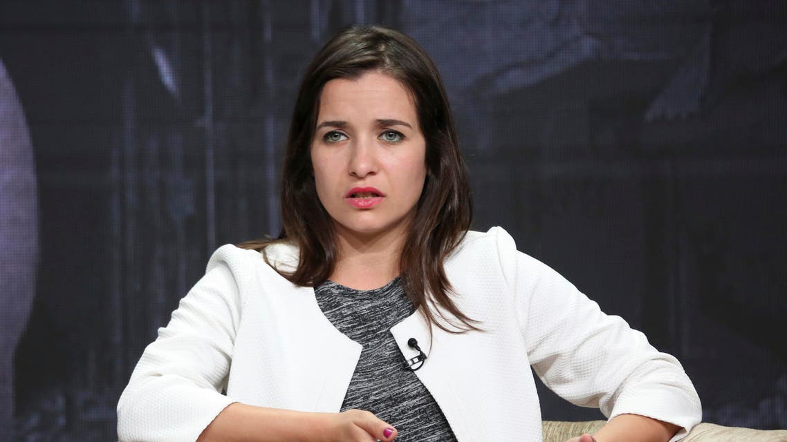 Director/producer/cinematographer Waad al-Kateab participates in PBS's "For Sama" panel at the Television Critics Association Summer Press Tour on Tuesday, July 30, 2019. (AP)