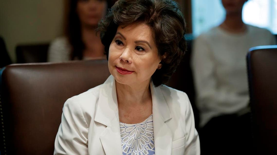 File photo of US Transportation Secretary Elaine Chao. (AP)