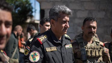 Iraqi's Staff Lieutenant General Abdulwahab Al-Saadi answers AFP journalist in West Mosul's Tenek neighbourhood on April 25, 2017. (AFP)