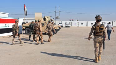  معبر القائم الحدودي بين العراق وسوريا (فرانس برس)