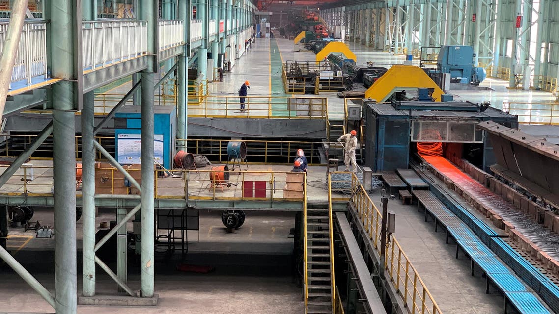 China factory industry steel mill manufacturing Qingdao 2019 - Reuters