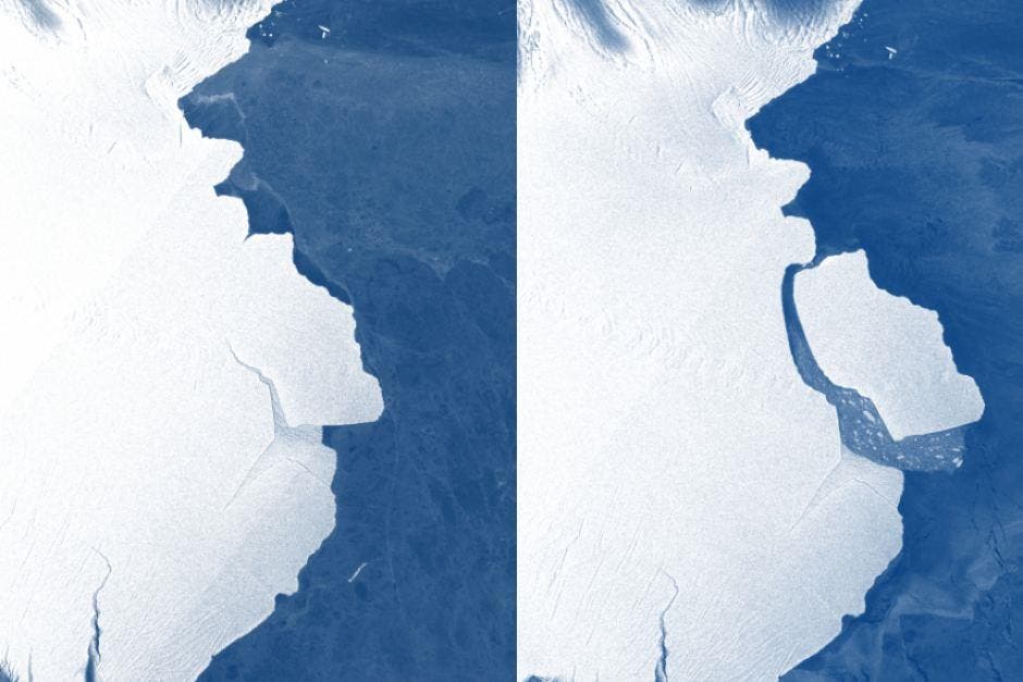 جبل جليدي أكبر من باريس 15 مرة ينفصل عن قارة أنتركتيكا 1853d966-a9ab-4afa-acf8-3e7ebc93c1cd