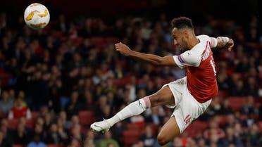 File photo of Arsenal’s Pierre-Emerick Aubameyang in action. (AP)