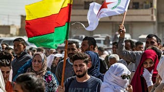 Kurds protest in Syria against Turkish offensive threat 