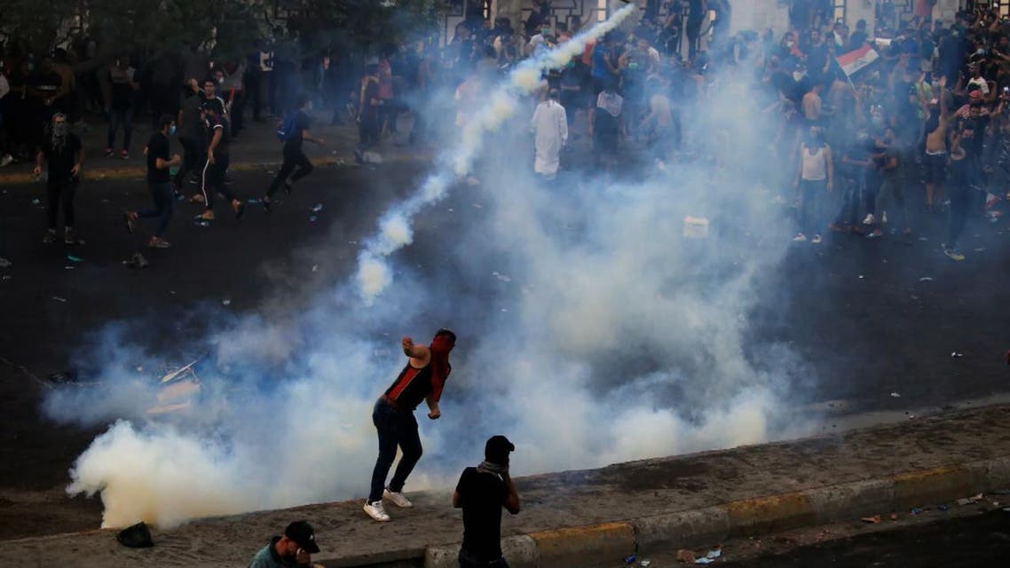 THUMBNAIL_ المظاهرات في بغداد والمحافظات الجنوبية تدخل يومها السادس