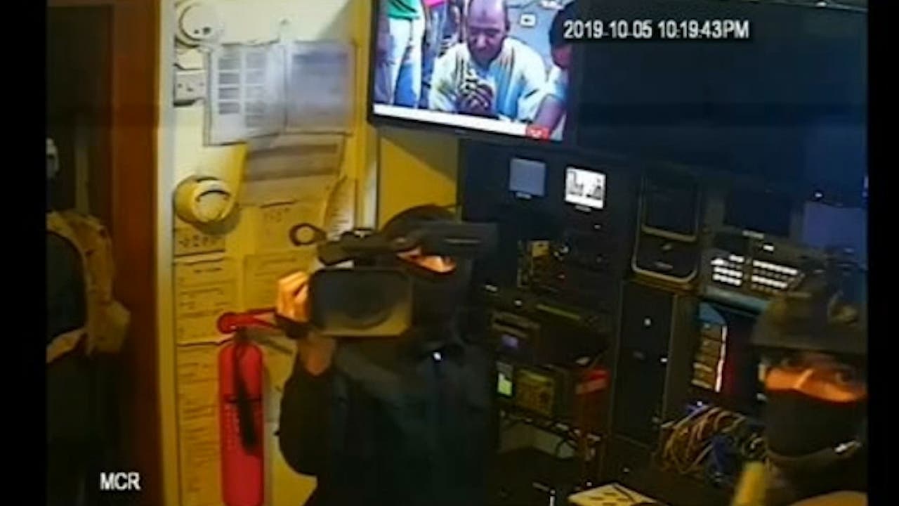 Armed gunmen ttacked the Al Arabiya office in Baghdad on Saturday. (supplied)