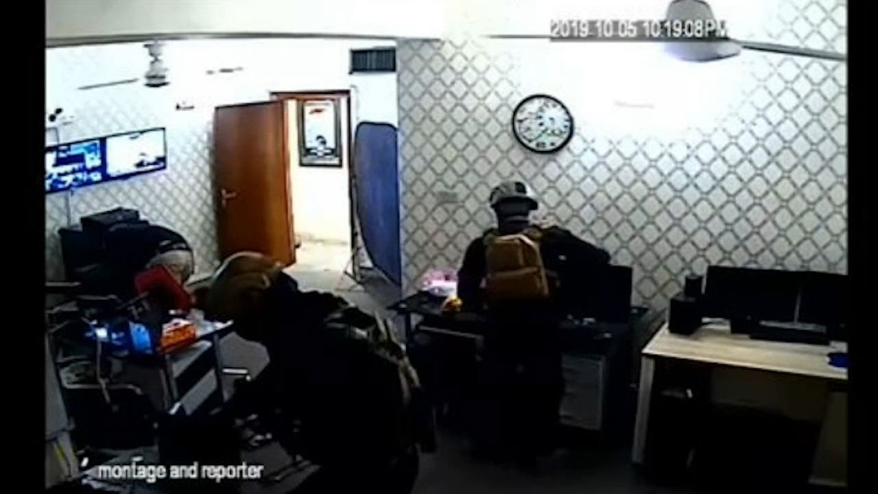 Armed gunmen ttacked the Al Arabiya office in Baghdad on Saturday. (supplied)