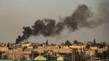 قصف تركي على بلدات شمال شرق سوريا (فرانس برس)