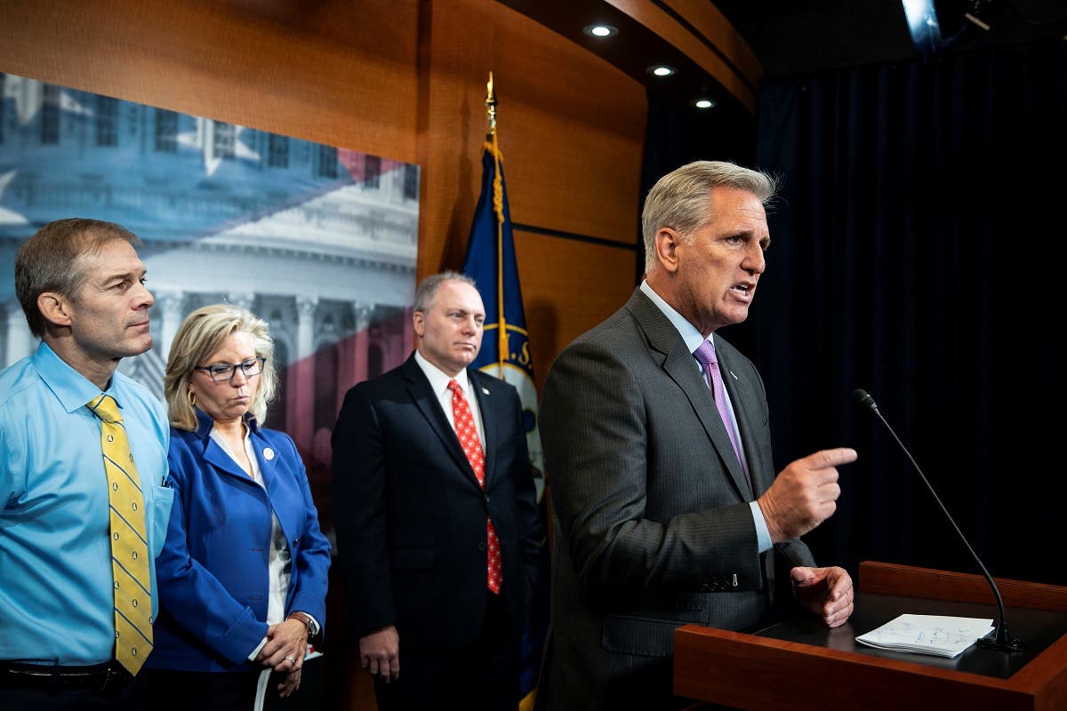 House Republican Leader Kevin McCarthy (R-CA) speaks during a weekly news conference at the US Capitol. (File Photo: Reuters)