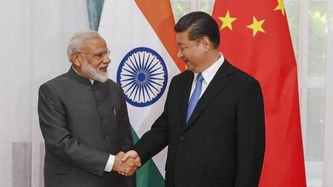 الرئيس الصيني ورئيس الوزراء الهندي