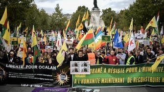 Parisians protest against Turkish offensive in Syria
