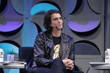  Judge, Co-founder and CEO of WeWork, Adam Neumann appears on stage as WeWork presents Creator Awards Global Finals at the Theater At Madison Square Garden on January 17, 2018, in New York City. (AFP)