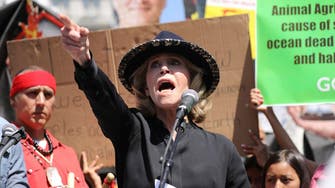 Jane Fonda arrested in climate protest at US Capitol