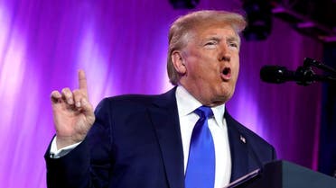 President Donald Trump delivers remarks at Values Voter Summit. (Reuters)