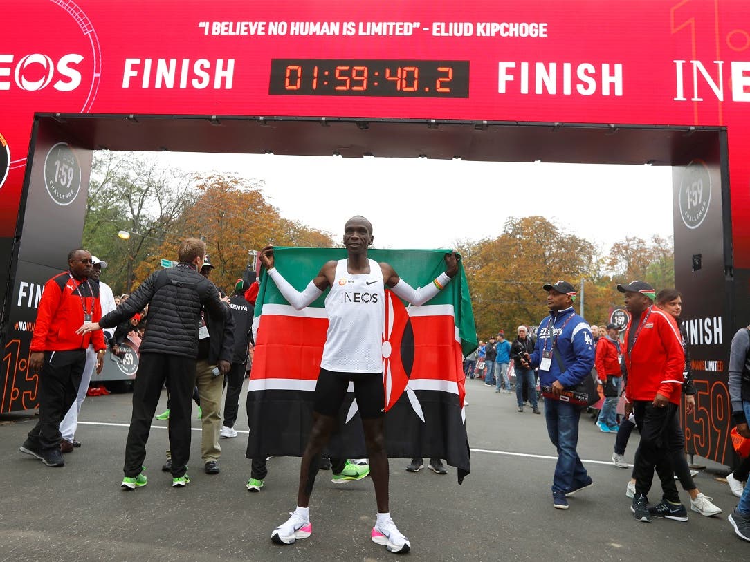 Eliud Kipchoge Becomes First Person to Run Marathon in Under 2 Hours