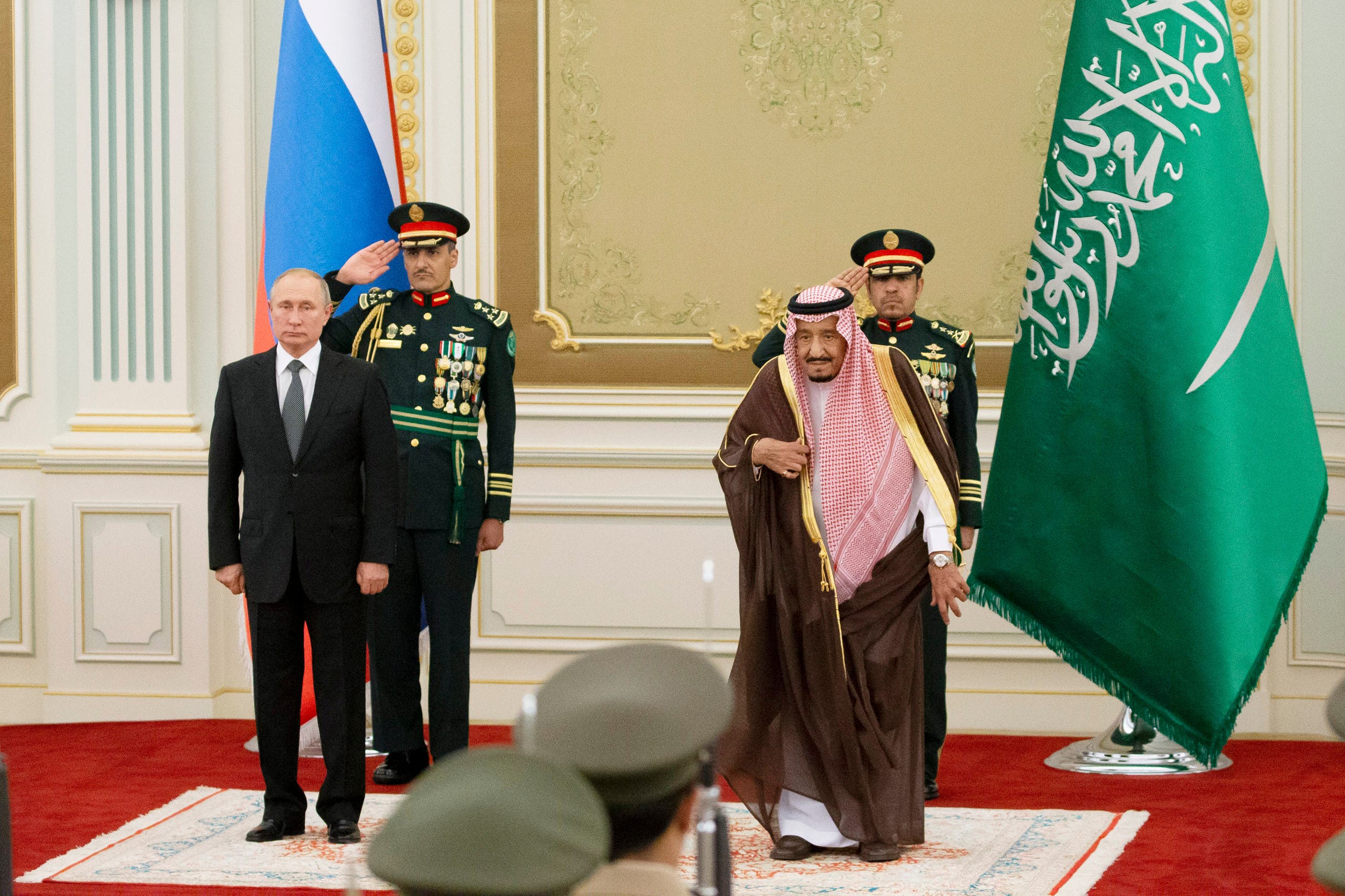 الملك سلمان وفلاديمير بوتين