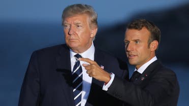 ماكرون ترمب