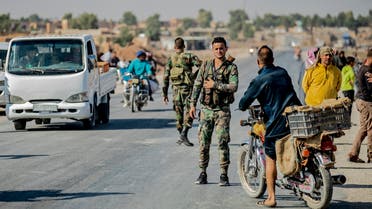 Syrian regime forces Tal Tamr Syria Hasakeh October 2019 AFP