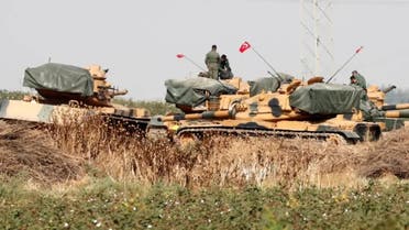 الدبابات التركية على حدود سوريا