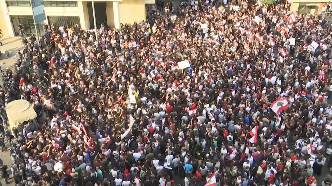 Lebanon crowds protest in Beirut - AA
