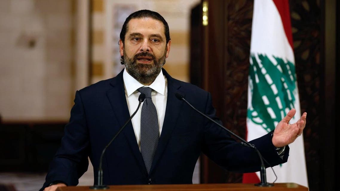 Lebanon's Prime Minister Saad al-Hariri speaks during a news conference in Beirut. (Reuters)