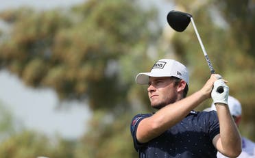 Nicolas Colsaerts of Belgium hits the ball during the final of the DP World Tour Championship at Jumeirah Golf Estates in Dubai. (File photo: AFP)