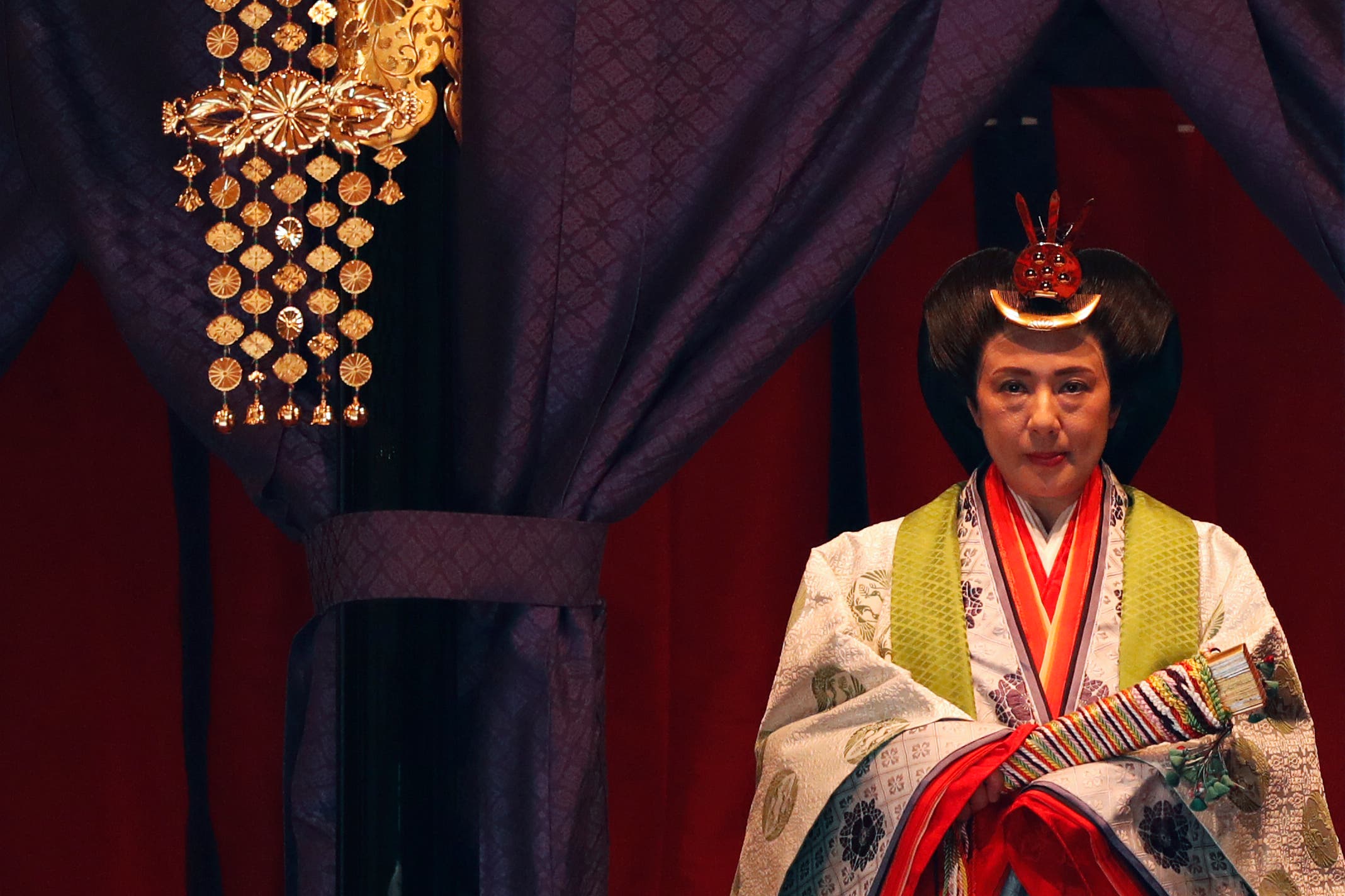 Masako in Naurhito ceremony - AFP