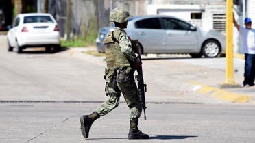 Mexico police army patrol October 18 - AFP