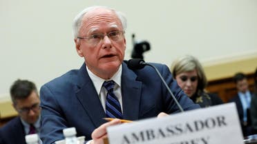 James Jeffrey, U.S. State Department special representative for Syria Engagement, testifies before a House Foreign Affairs Committee. (Reuters)