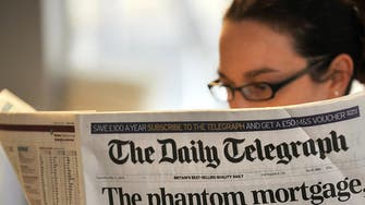 UK’s Telegraph newspaper put up for sale: Report