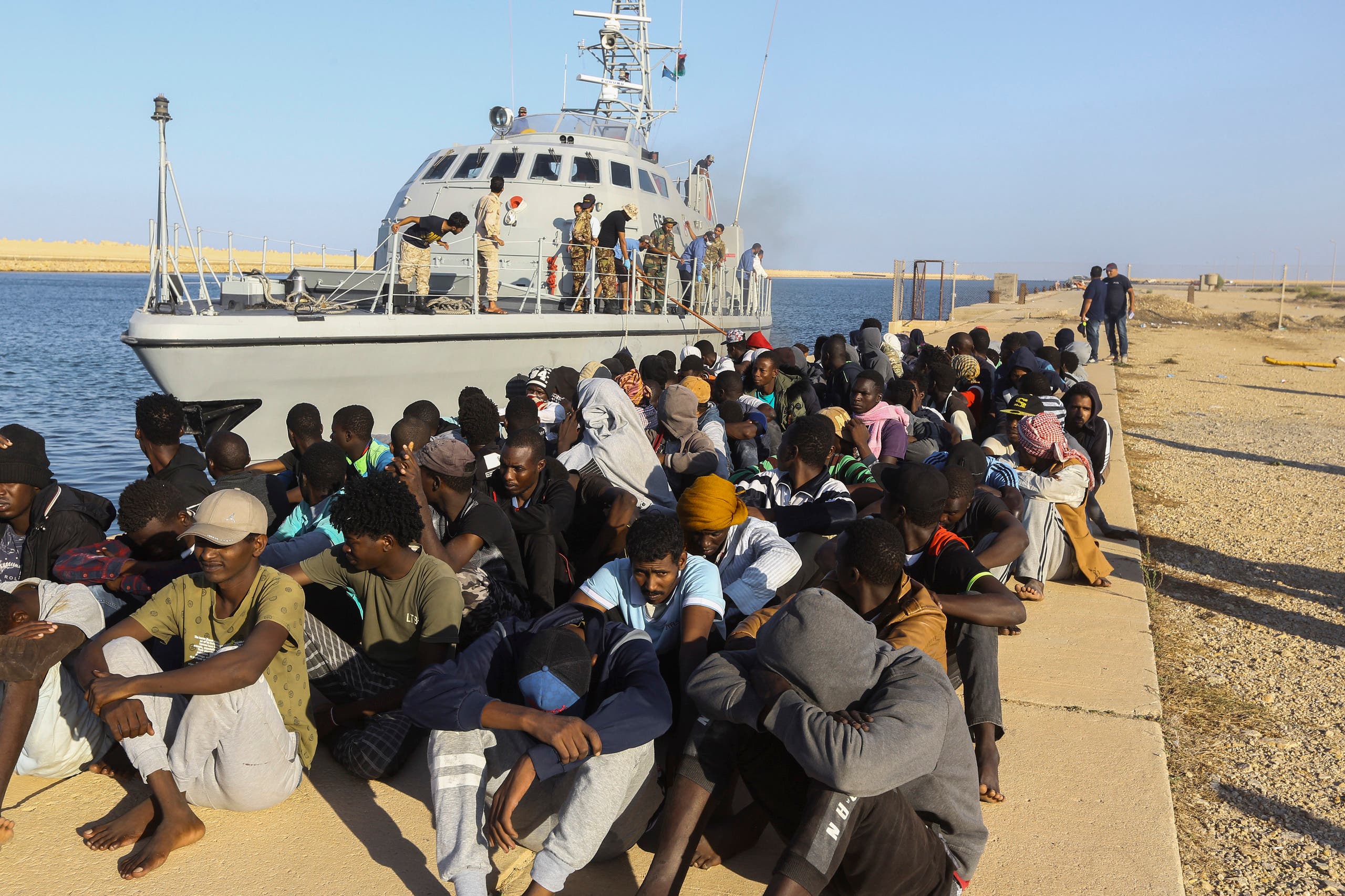 Libyas Red Crescent Retrieves 22 Bodies Off Coastal Town Of Zwara Al Arabiya English