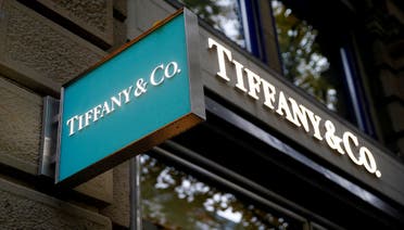 The logo of US jeweller Tiffany & Co. is seen at a store at the Bahnhofstrasse shopping street in Zurich, Switzerland. (File photo: Reuters)