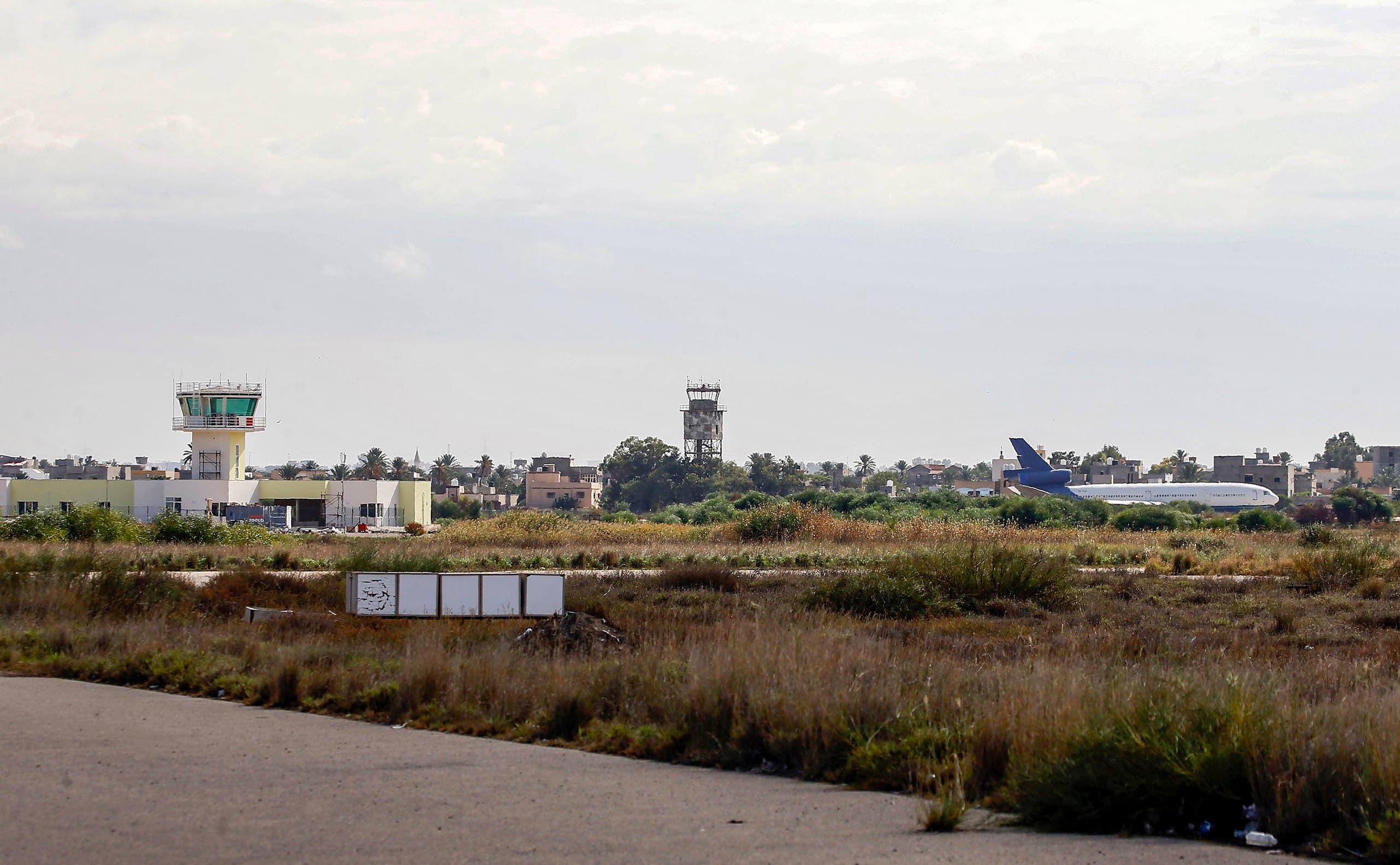 Mitiga Airport in Tripoli, Libya. (File photo: AFP)