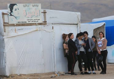 Displaced people from the Yazidi religious minority are seen at the Sharya camp, in Duhok, Iraq. (Reuters)