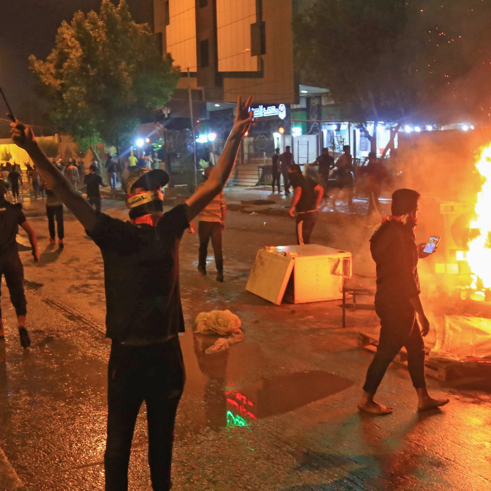 كربلاء.. رصاص واشتباكات بين الأمن والمحتجين