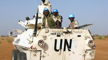 Peacekeeping soldiers of the hybrid United Nations - African Union Mission in Darfur (UNAMID) go on a patrol in the Nyala area of South Darfur. (AFP)