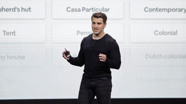 Airbnb co-founder and CEO Brian Chesky speaks during an event Thursday, Feb. 22, 2018, in San Francisco. (AP)