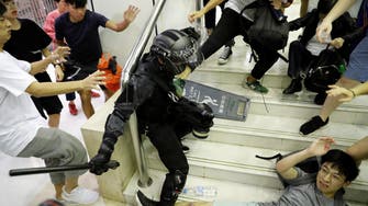 Hong Kong shopping mall clashes end in bloodshed