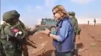 مراسلة سورية لجندي حاول منعها من التصوير: هذه أرضنا