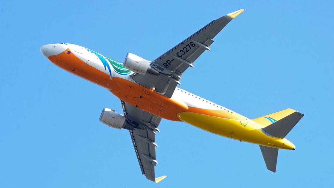 AFP Photo Document reference000_DEL6297282 SLUGPHILIPPINES - AVIATION - COMPANY - CEBU PACIFIC - EARNINGS Creation date3/13/2014 CountryMANILA, PHILIPPINES CreditJAY DIRECTO / AFP File size/pixels/dpi27.11 Mb / 3900 x 2430 / 300 dpi A Cebu Pacific Airbus A320 aircraft takes off at Manila's international airport. (File photo: AFP)