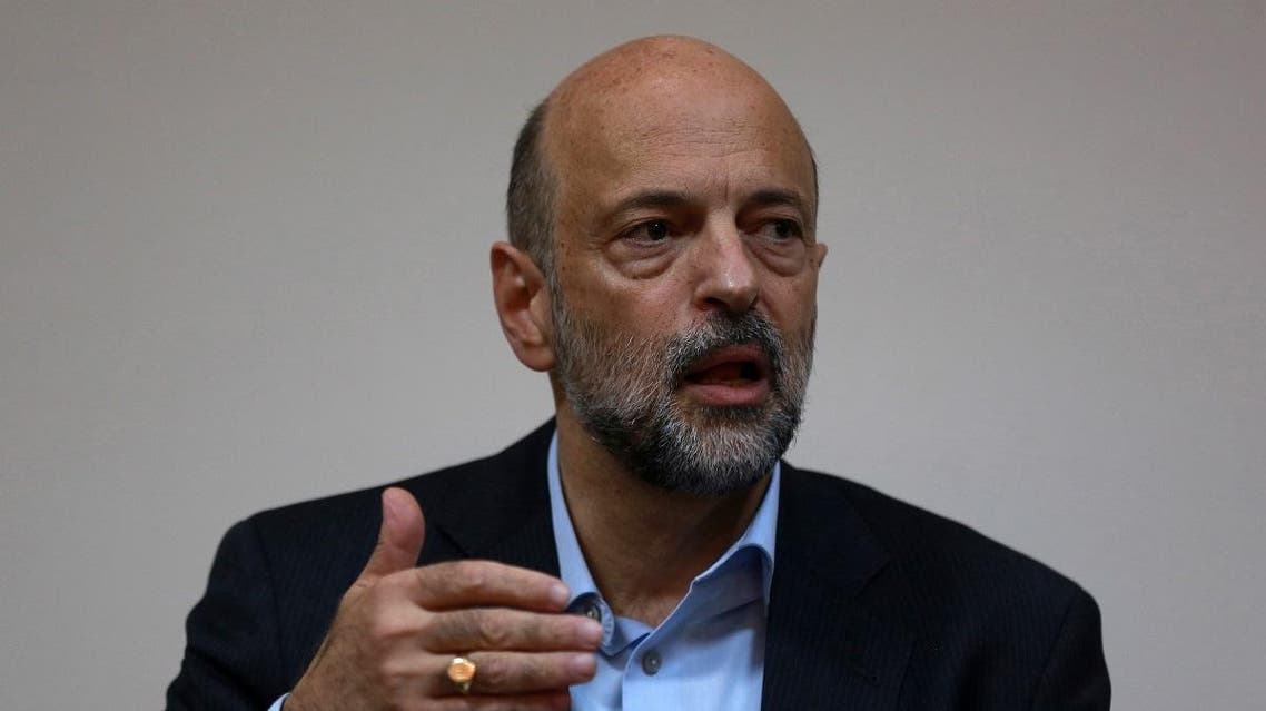 Jordan's Prime Minister Omar al-Razzaz gives a press conference in the southern port city of Aqaba on July 23, 2019. (File photo: AFP)