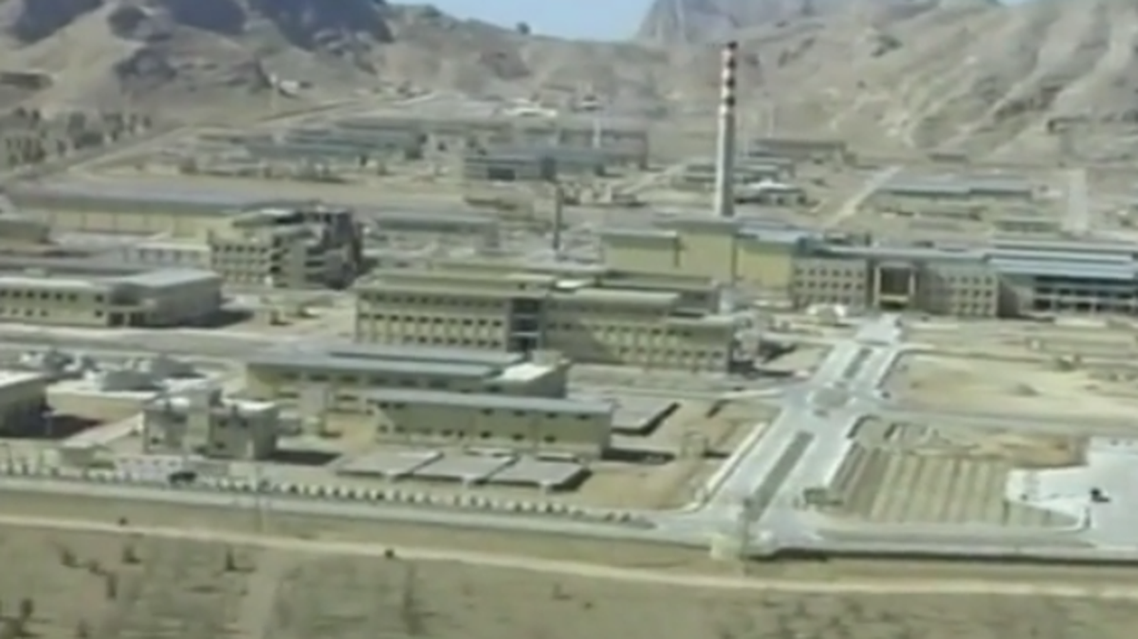 A screengrab of Iran’s nuclear power plant of Natanz. (Reuters)