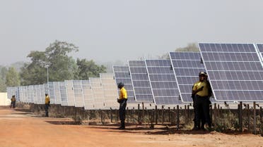 DATE IMPORTED:29 November, 2017Solar panels are seen during the inauguration ceremony of the solar energy power plant in Zaktubi, near Ouagadougou, Burkina Faso, November 29, 2017. REUTERS/Ludovic Marin/Pool