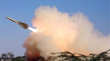 صاروخ دفاع جوي إيراني من الطراز الذي استخدم لإسقاط الطائرة المسيرة 