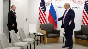 US Donald Trump Vladimir Putin G20 Osaka June 28 2019