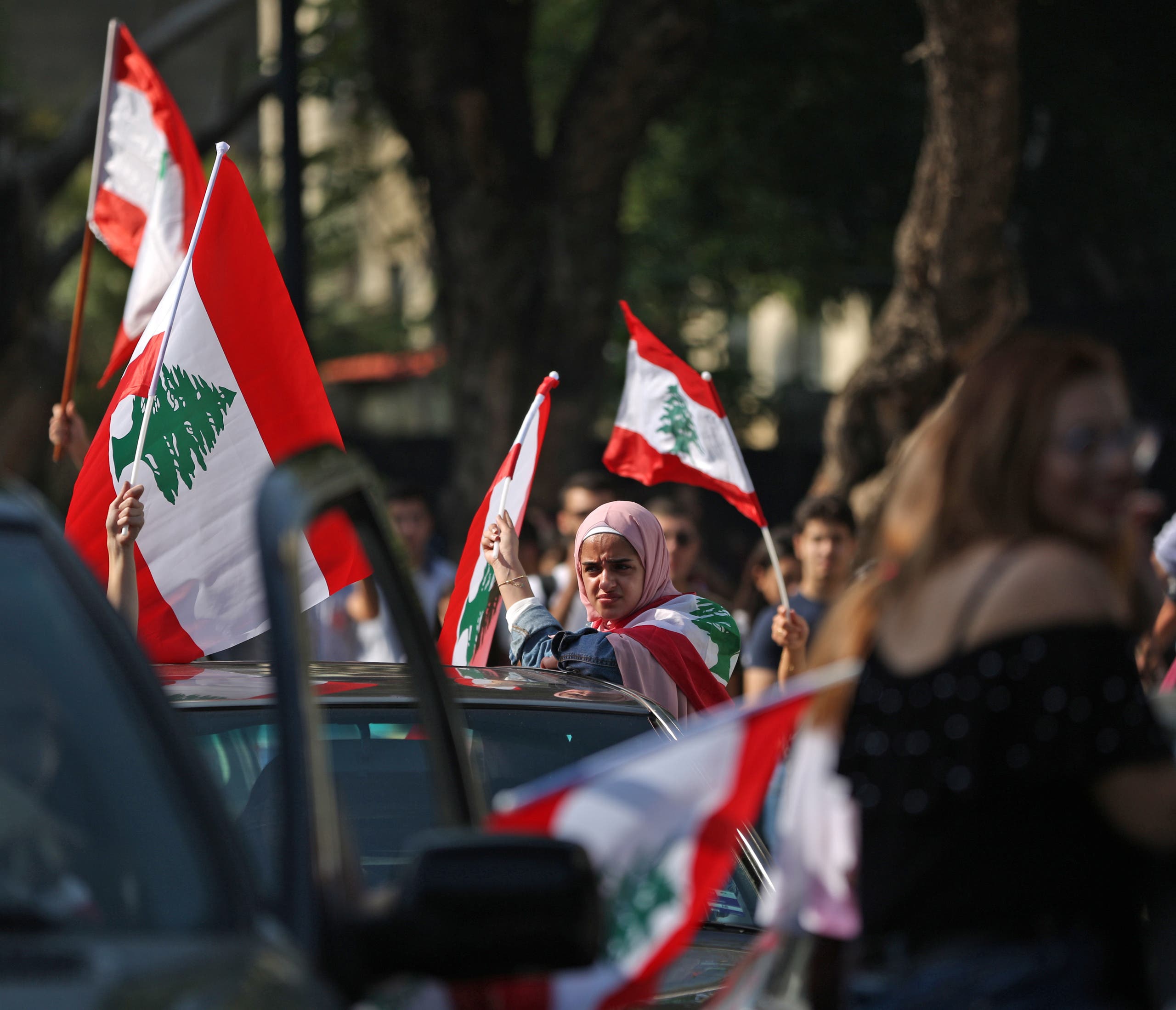 من تظاهرات بيروت (أرشيفية)
