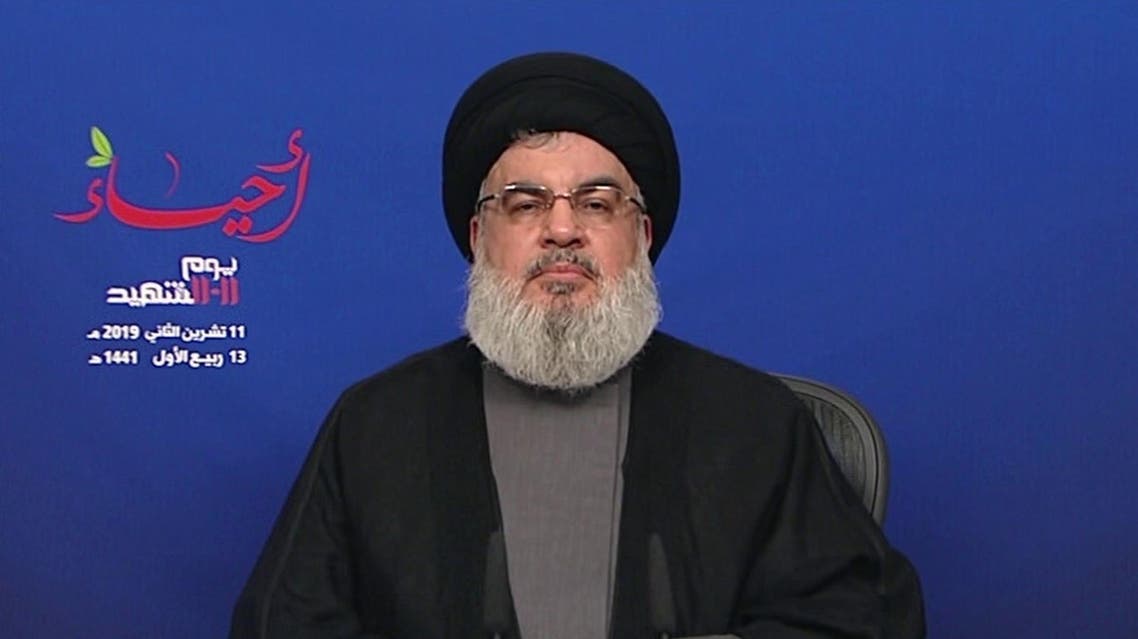 Hezbollah Secretary General Hassan Nasrallah. (Screen grab)