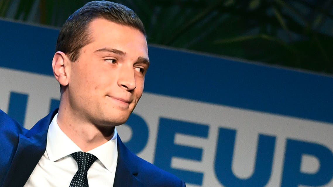 Head candidate of the French far-right Rassemblement National (RN) list Jordan Bardella MAY2019 AFP