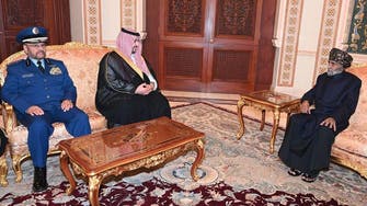 Oman’s Sultan Qaboos receives Saudi Arabia’s Vice Minister of Defense